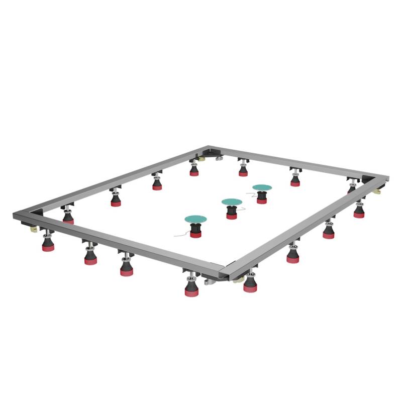 Breuer Einbaurahmen für Duschwanne LiteLine 70 cm x 120 cm x 70 cm - 180 cm von Breuer