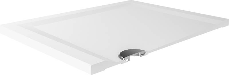 Breuer Flat Line Design Quadratduschwanne 90 x 90, Mineralguss, weiß von Breuer
