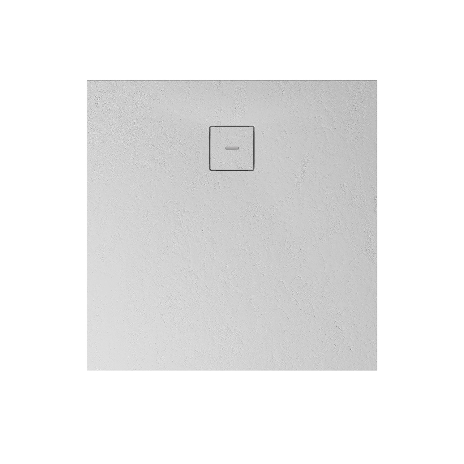 Breuer Quadratduschwanne Modern Line Steinoptik 100 x 100 cm Weiß von Breuer
