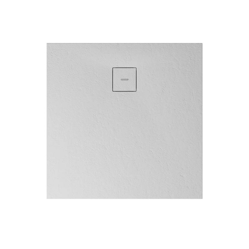 Breuer Duschwanne Modern Line Steinoptik Quadrat 90 cm x 90 cm Weiß von Breuer