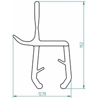 Breuer - Spritzschutzprofil 1m Profil Spritzschutz Duschdichtung von Breuer