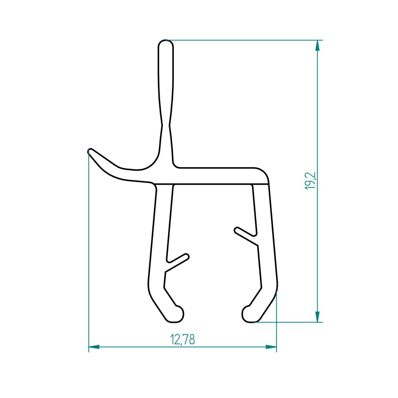 Breuer Spritzschutzprofil 2 x 424 mm von Breuer