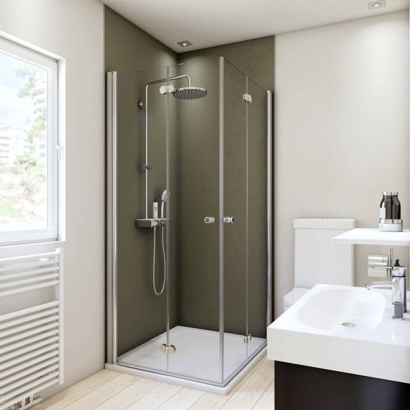 Breuer Duschrückwand Mokka Farbe 90x210x0,3 cm Breuer Duschrückwand Mokka Farbe 90x210x0,3 cm von Breuer