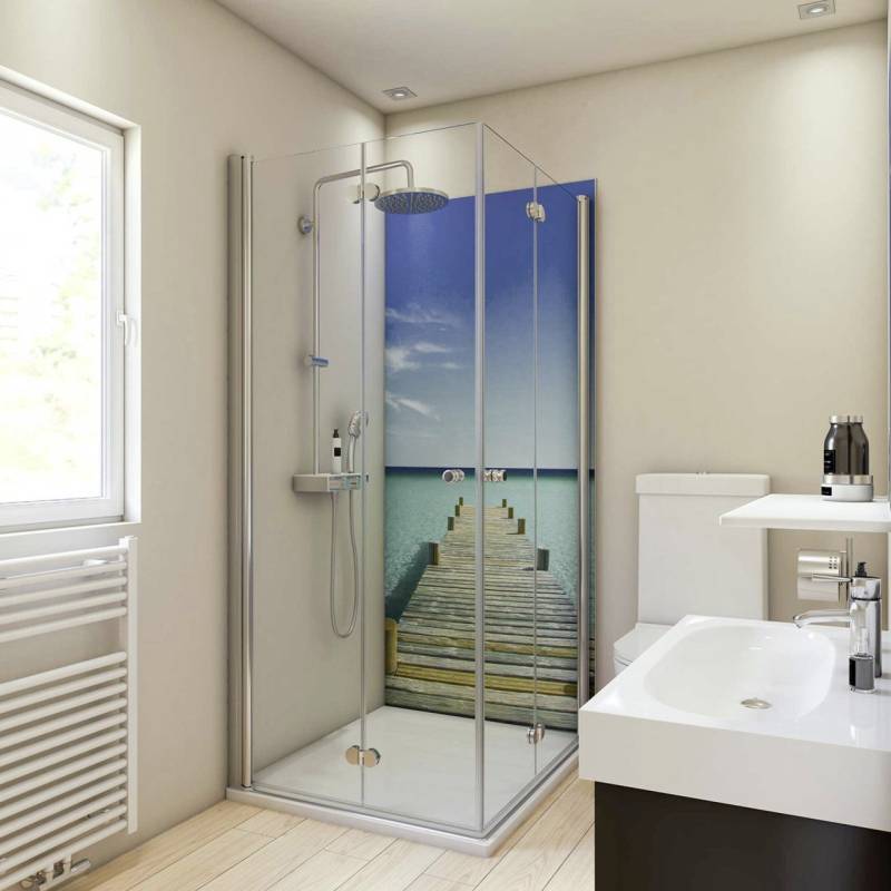 Breuer Duschrückwand Steg Foto 90x210x0,3 cm Breuer Duschrückwand Steg Foto 90x210x0,3 cm von Breuer