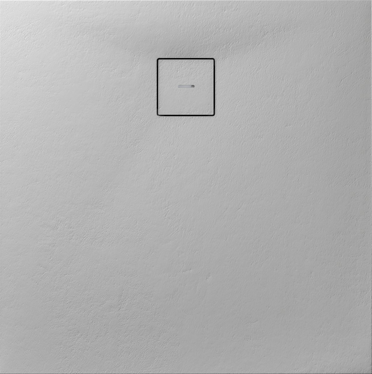 Breuer Duschwanne Modern Line Steingrau Quadrat, 100x100 cm, Höhe: 3,5 cm von Breuer