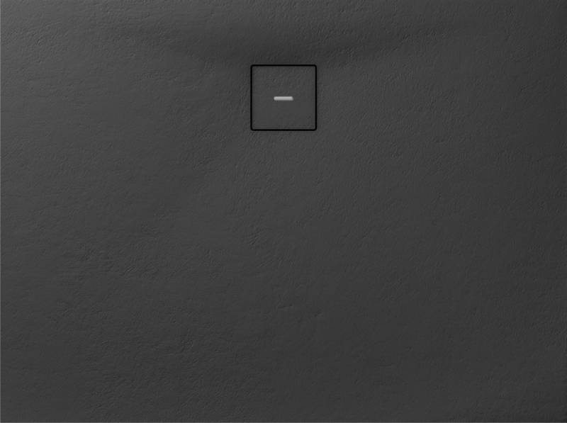 Breuer Duschwanne Modern Line Anthrazit Rechteck, 80x140 cm, Höhe: 3,5 cm von Breuer