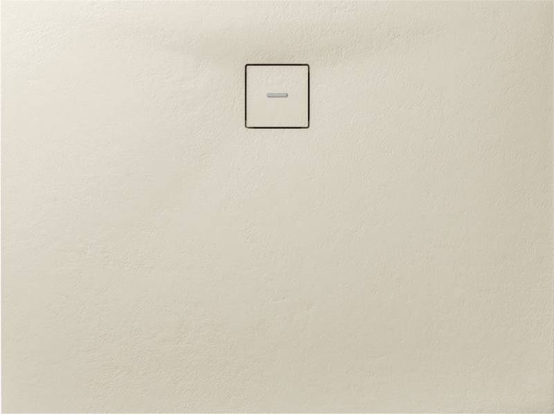 Breuer Duschwanne Modern Line Sandstein Rechteck, 80x140 cm, Höhe: 3,5 cm von Breuer