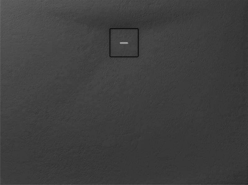 Breuer Duschwanne Modern Line Anthrazit Rechteck, 90x140 cm, Höhe: 3,5 cm von Breuer