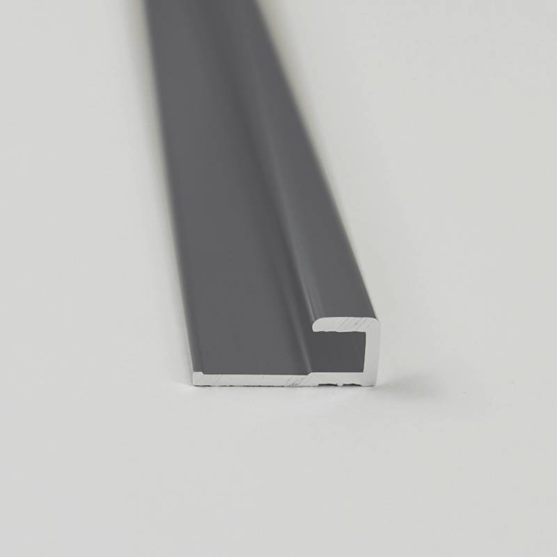 Breuer Profil Abschluss gerade 1,7x0,7x210 cm, Anthrazitgrau von Breuer
