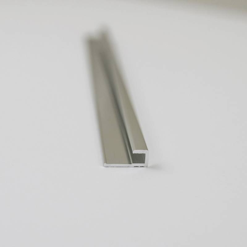 Breuer Profil Abschluss gerade 1,7x0,7x255 cm, alu chromeffekt von Breuer