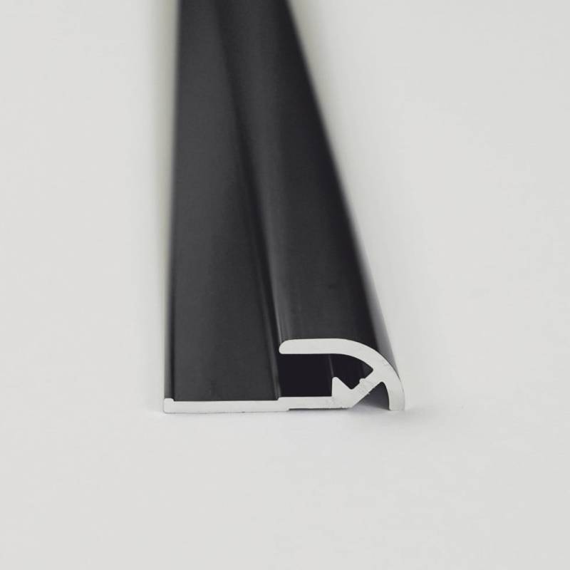 Breuer Profil Abschluss rund 2,3x0,7x210 cm, schwarz matt Breuer Profil Abschluss rund 2,3x0,7x210 cm, schwarz matt von Breuer