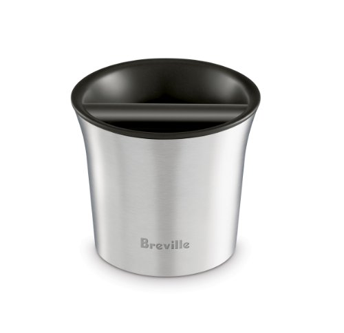 Breville BCB100 Barista-Style Kaffee Knock Box, Edelstahl, Silber von Breville
