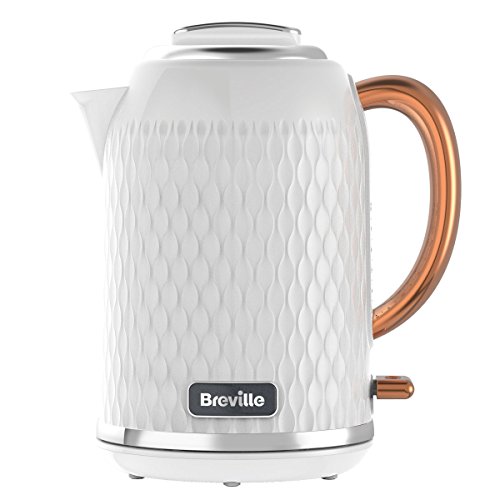 Breville Moderner Wasserkocher, gebogen, Weiß von Breville