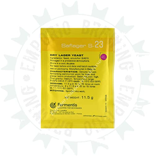 Fermentis Saflager S-23 11,5g untergärige Bierhefe Trockenhefe von Brewferm