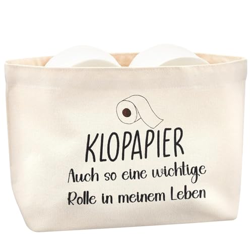 Witzige Toilettenpapier Aufbewahrung Klopapier Aufbewahrung Lustiger Klorollenaufbewahrung Toilettenpapierhalter Lustig, Weiße Stofftasche 22x19x12cm Witzige Toilettenpapier Aufbewahrung Klopapier Aufbewahrung Lustiger Klorollenaufbewahrung Toilettenpapierhalter Lustig, Weiße Stofftasche 22x19x12cm von Brewlix