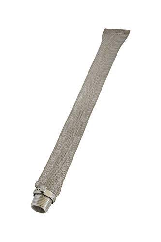 Brewzilla Edelstahl Auslauf Filter 30 cm Bazooka Filtersieb mit Gewinde von Brewzilla