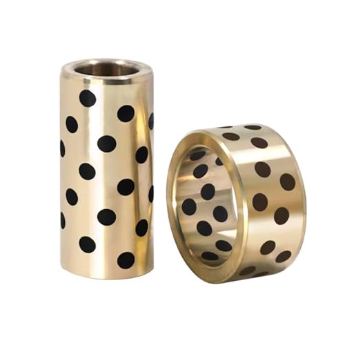 3 Stück Graphit-Kupferhülse, ölfreie, selbstschmierende Lager, Innendurchmesser 12 mm, Außendurchmesser 18 mm, Höhe 20 mm,12x18x20mm von Breyhda