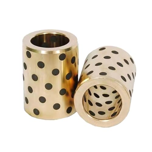 5 Stück Graphit-Kupferhülsen, ölfreie, selbstschmierende Lager, Innendurchmesser 6 mm, Außendurchmesser 10 mm, Höhe 12 mm,6x10x12mm von Breyhda