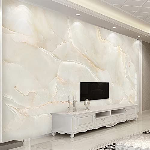 3D Fototapete Moderne Einfache Beige Marmor Hintergrund Wandbild Wohnzimmer Schlafzimmer TV Sofa Hotel Dekor Tapete 3 D von Brggdeagst