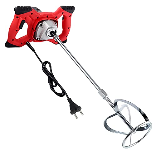 BriSunshine Mörtelrührer Rührwerk (2100W, 0-800r/min Drehzahl, 6 einstellbaren Geschwindigkeiten, Arretierbarer Schalter), Rührgerät Mörtel für Industrie und Haushalt BriSunshine Mörtelrührer Rührwerk (2100W, 0-800r/min Drehzahl, 6 einstellbaren Geschwindigkeiten, Arretierbarer Schalter), Rührgerät Mörtel für Industrie und Haushalt von BriSunshine