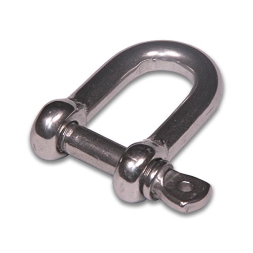 britools m86021e – Schäkel gerade 6 mm) Silber von BriTools