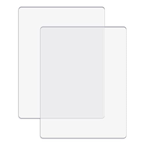 Briartw 1 Paar Standard-Schneidepads für Stanzmaschine, 21,6 x 16,5 x 0,3 cm, transparente Polycarbonat-Kunststoff-Schneideplatten, kompatibel mit allen Marken von chemisch geätzten hauchdünnen von Briartw