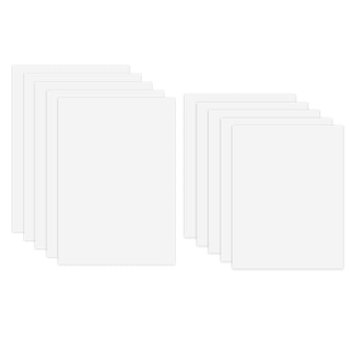 Briartw 10 Blatt doppelseitige selbstklebende Schaumstoffbögen, 2 Größen, Set klebrige Schaumstoff-Pads für Scrapbooking, Basteln, Kartenherstellung, Shaker-Karten, DIY-Album, Geschenkkartenprägung von Briartw