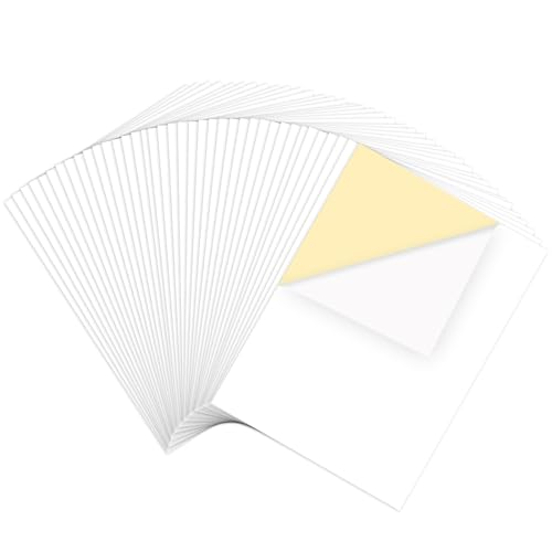 Briartw 50 Blatt/Packung Abdeckpapier zum Basteln, repositionierbare Low-Tack Klebeblätter, Stempel und Stanzpapiermasken, Größe: 14,8 x 21 cm von Briartw