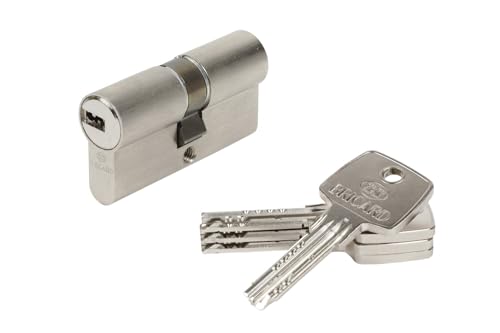 BRICARD 15701 Zylinder Astral 2, 9 Messing vernickelt 10 Kolben, 2 Eingänge 30 + 30, Protektoren gegen den Bohren, und das Lockpicking. Karte Persönliche BRICARD 15701 Zylinder Astral 2, 9 Messing vernickelt 10 Kolben, 2 Eingänge 30 + 30, Protektoren gegen den Bohren, und das Lockpicking. Karte Persönliche von Bricard