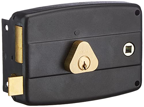 BRICARD 1842 Kastenschloss, horizontale, 2 Eingänge Zylinder 5 Haltestifte links, schwarz BRICARD 1842 Kastenschloss, horizontale, 2 Eingänge Zylinder 5 Haltestifte links, schwarz von Bricard