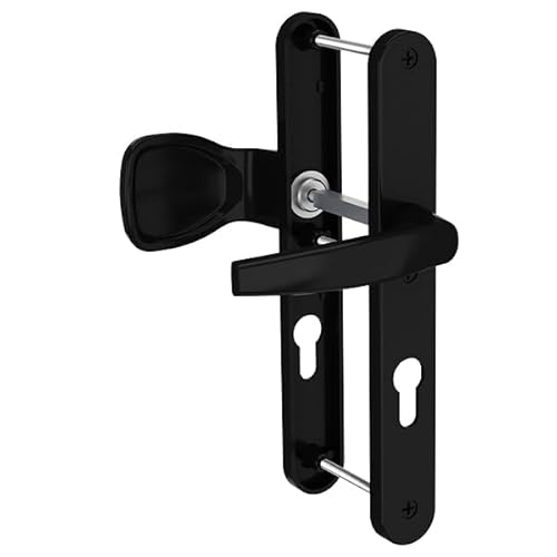 Bricard 7788923 Griff-Set auf Emetal-Platte, Ständer und Spoiler für Haustür, für Euro-Zylinder, schwarz lackiert. Bricard 7788923 Griff-Set auf Emetal-Platte, Ständer und Spoiler für Haustür, für Euro-Zylinder, schwarz lackiert. von Bricard