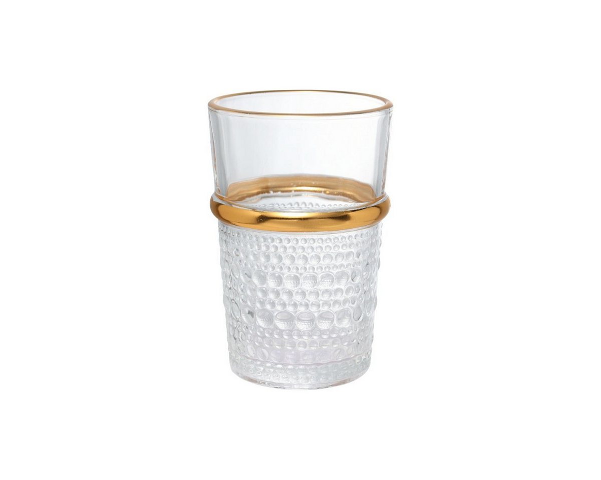 Bricard Gläser-Set Haza Trinkgläser Softdrinkgläser Whiskygläser 200ml 12er-Set, 12-tlg., goldene Akzente Bricard Gläser-Set Haza Trinkgläser Softdrinkgläser Whiskygläser 200ml 12er-Set, 12-tlg., goldene Akzente von Bricard