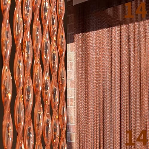 BricoShopping® Fliegenvorhang Modell C aus PVC, verstellbar, für Außentür, Fenster, Eingang, Balkon, Wohnmobil, Fliegenschutz, hergestellt in Italien (14, 120 x 230 cm (1 Paneel)) von BricoShopping