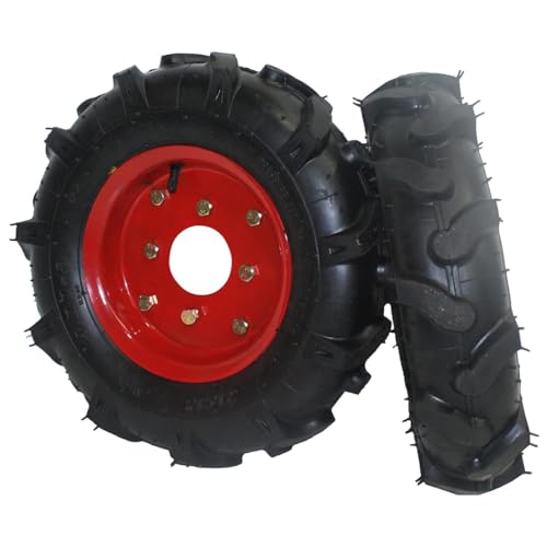 Bricoferr PTMT034 - Paar Räder für Motorhacke/Gartenfräse, Größe 400-8 von Bricoferr