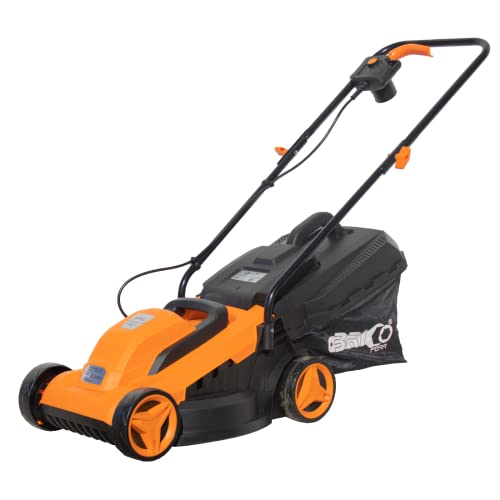 Bricoferr r Elektrischer Rasenmäher - 1200 W, Schnittbreite 33 cm und einstellbare Höhe Bricoferr r Elektrischer Rasenmäher - 1200 W, Schnittbreite 33 cm und einstellbare Höhe von Bricoferr