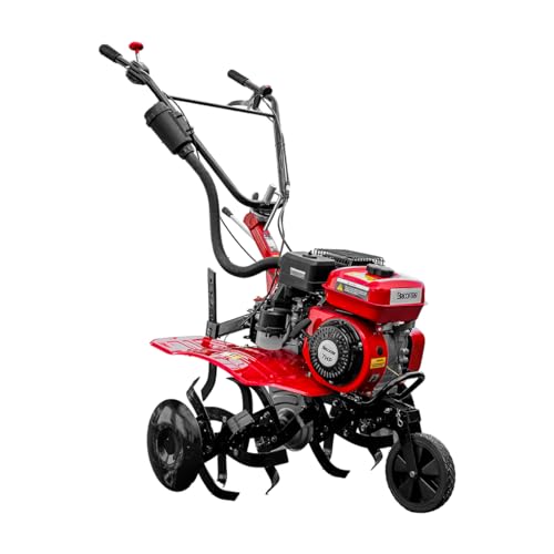 Bricoferr Motorhacke Benzin 210CC 7HP mit Rillenöffner von Bricoferr