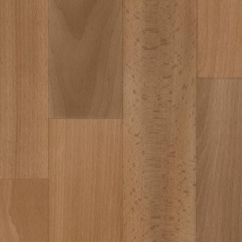 BRICOFLOR PVC Schiffsboden Buche in Holzoptik Braun PVC Vinyl Meterware Braun 400cm x 200cm von Bricoflor