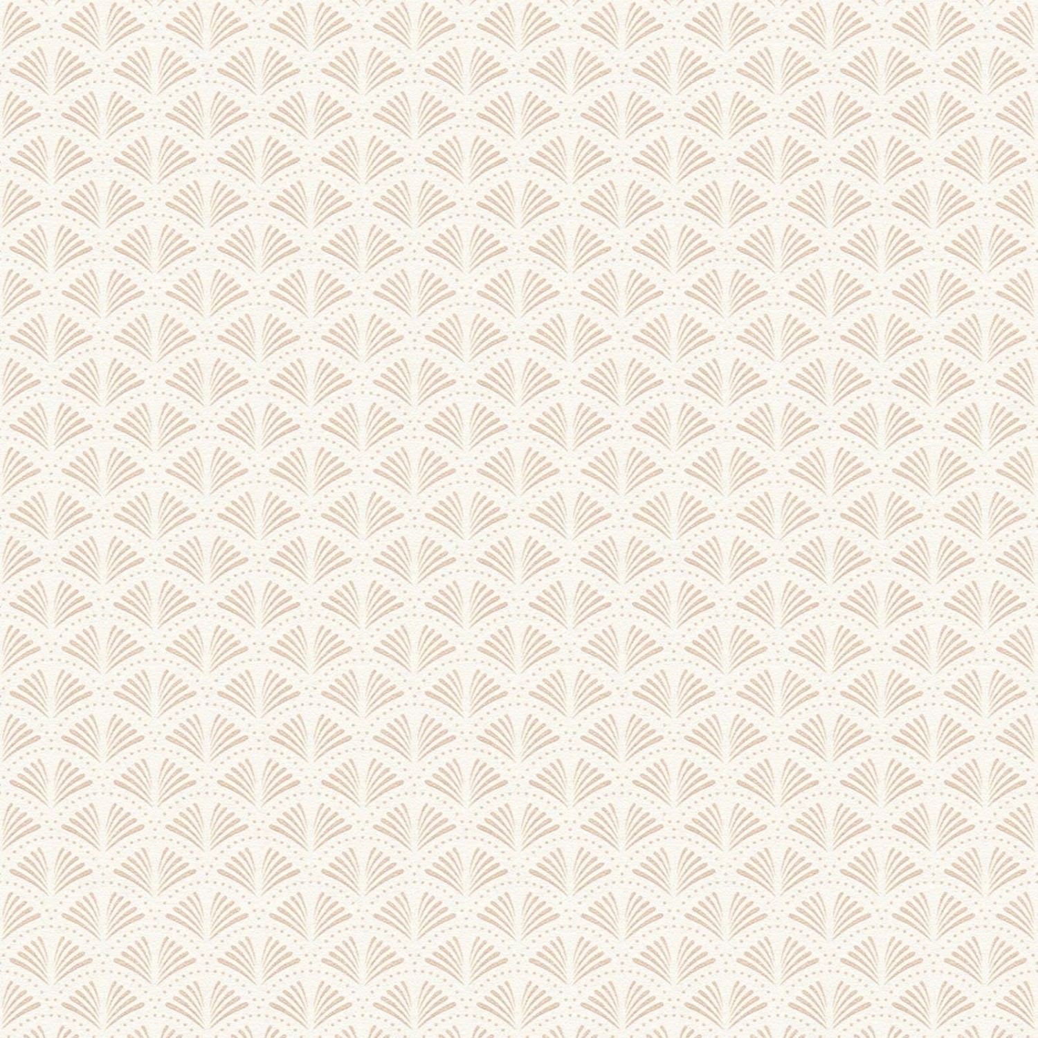 Bricoflor 20er Jahre Tapete in Weiß und Rosé Helle Art Déco Tapete Ideal für Wohnzimmer und Schlafzimmer Elegante Ornament Vliestapete mit Vinyl von Bricoflor
