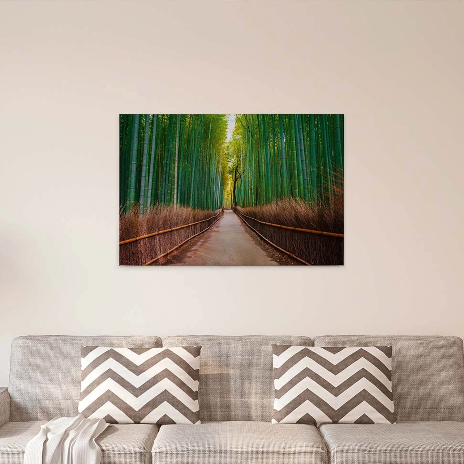 Bricoflor Bambus Leinwand Mit Wald Motiv Canvas Leinwandbild Im Querformat Für Bade Und Schlafzimmer Keilrahmenbild In Grün Und Braun Mit Bambuswald Bricoflor Bambus Leinwand Mit Wald Motiv Canvas Leinwandbild Im Querformat Für Bade Und Schlafzimmer Keilrahmenbild In Grün Und Braun Mit Bambuswald von Bricoflor