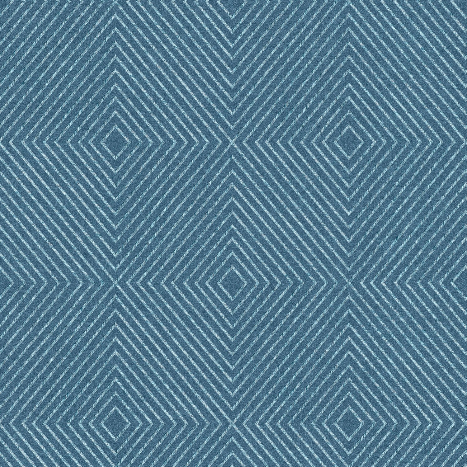 Bricoflor Blaue Tapete mit Rautenmuster Metallic Vliestapete Geometrisch Ideal für Jugendzimmer und Schlafzimmer von Bricoflor