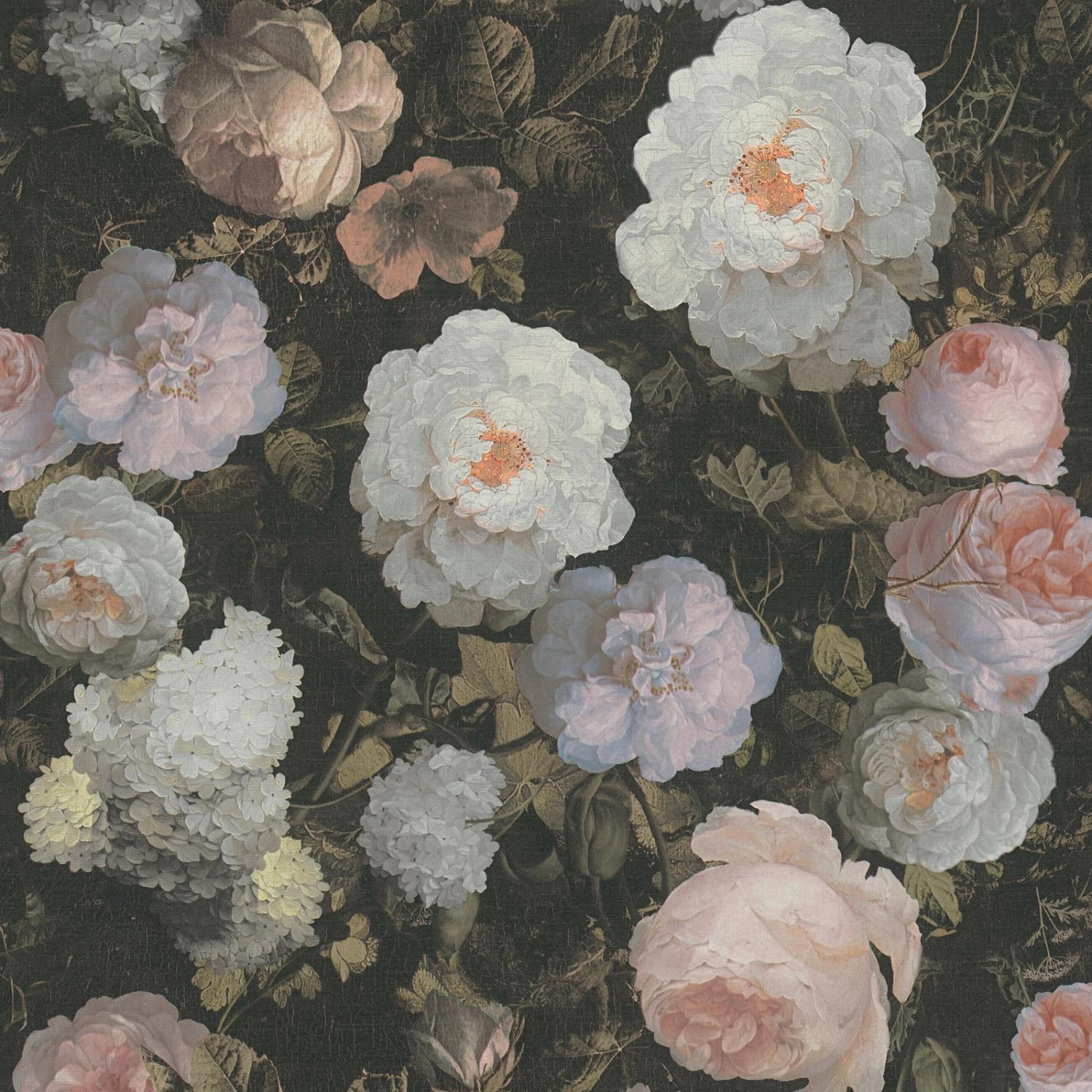 Bricoflor Blumen Tapete für Schlaf und Wohnzimmer Vintage Vliestapete mit Pfingstrosen Gemalt Gemälde Blumentapete mit Rosen in Creme Rosa Schwarz Bricoflor Blumen Tapete für Schlaf und Wohnzimmer Vintage Vliestapete mit Pfingstrosen Gemalt Gemälde Blumentapete mit Rosen in Creme Rosa Schwarz von Bricoflor