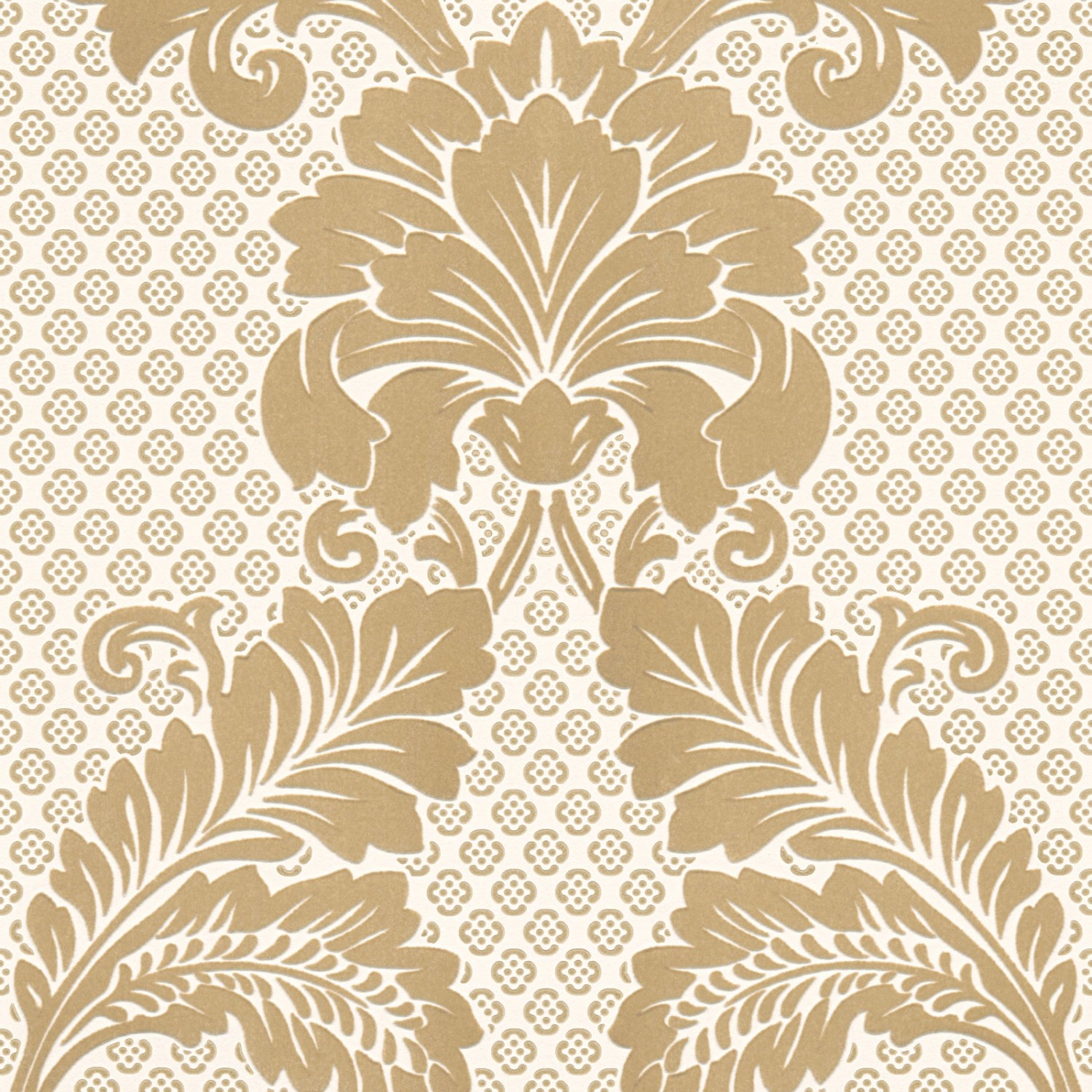 Bricoflor Echtflock Tapete mit Ornament Neobarock Vliestapete Creme und Gold Elegante Wandtapete mit Barockmuster aus Vinyl für Schlaf und Esszimmer Bricoflor Echtflock Tapete mit Ornament Neobarock Vliestapete Creme und Gold Elegante Wandtapete mit Barockmuster aus Vinyl für Schlaf und Esszimmer von Bricoflor