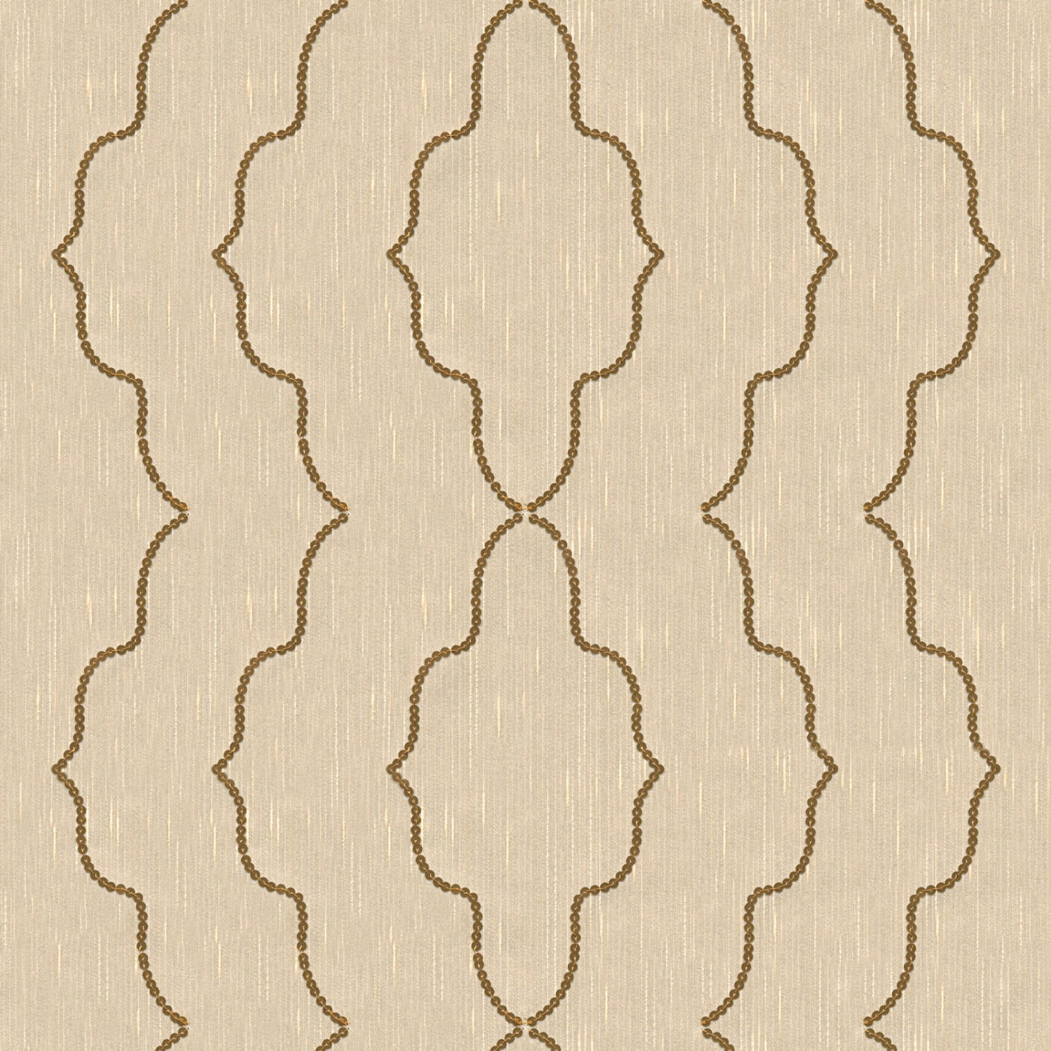 Bricoflor Edle Ornament Tapete in Creme Gold Pailletten Vliestapete mit Samt für Wohn und Schlafzimmer Elegante Vlies Wandtapete mit Glitzer Muster von Bricoflor