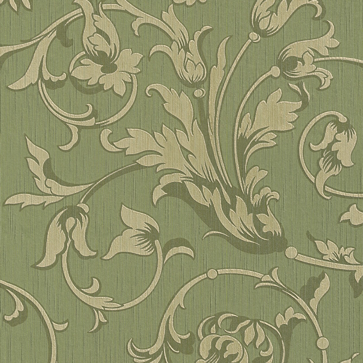 Bricoflor Französische Tapete Grün Elegante Ranken Vliestapete im Barock Stil Vlies Textiltapete mit Blumen Ornament für Wohnzimmer und Esszimmer Bricoflor Französische Tapete Grün Elegante Ranken Vliestapete im Barock Stil Vlies Textiltapete mit Blumen Ornament für Wohnzimmer und Esszimmer von Bricoflor
