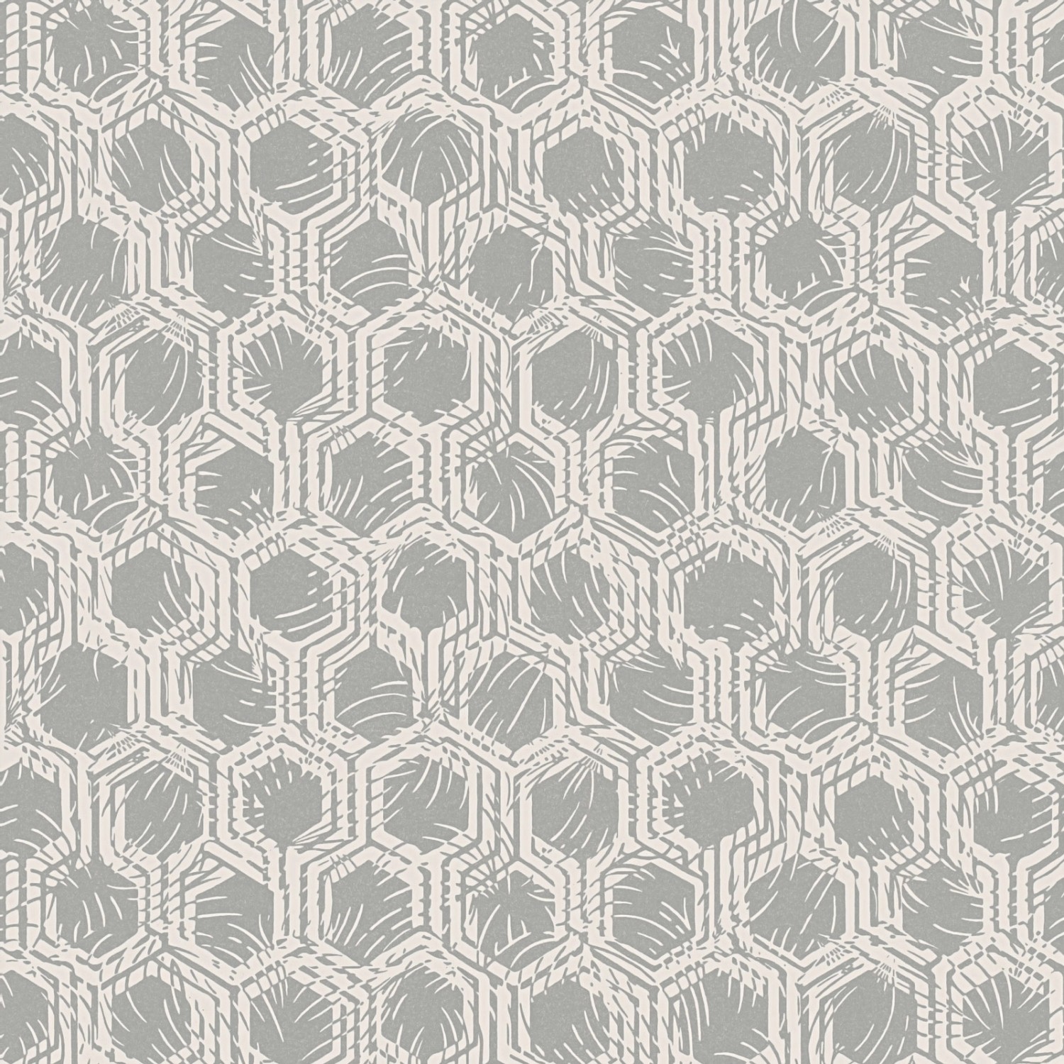 Bricoflor Geometrische Tapete in Grau Büro und Schlafzimmer Tapete mit Hexagon Design Moderne Vliestapete mit Sechseck Muster von Bricoflor