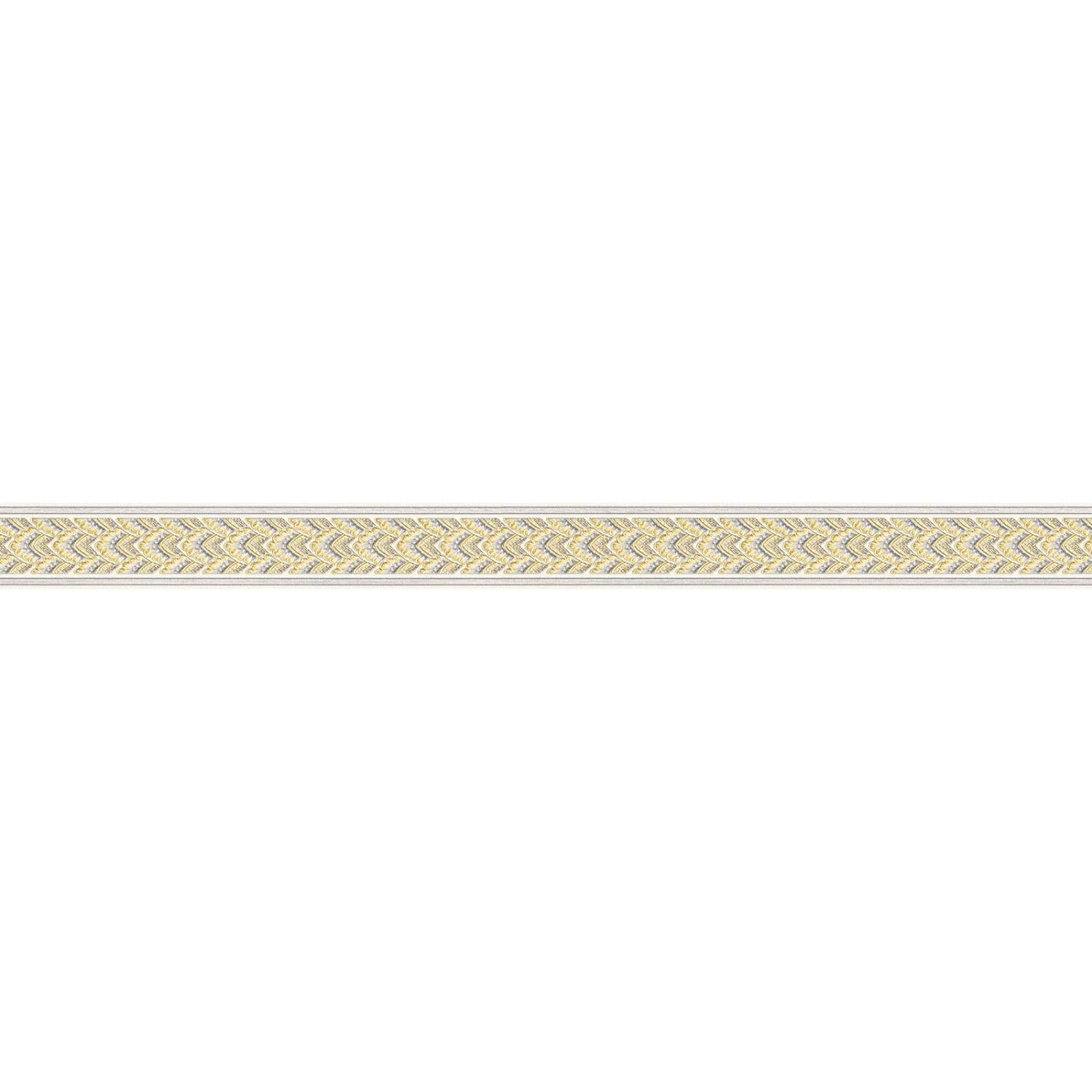 Bricoflor Glitzer Tapetenbordüre Selbstklebend Barock Bordüre in Gold und  Silber für Küche und Badezimmer Ornament Tapeten Bordüre aus Vlies, Vinyl von Bricoflor