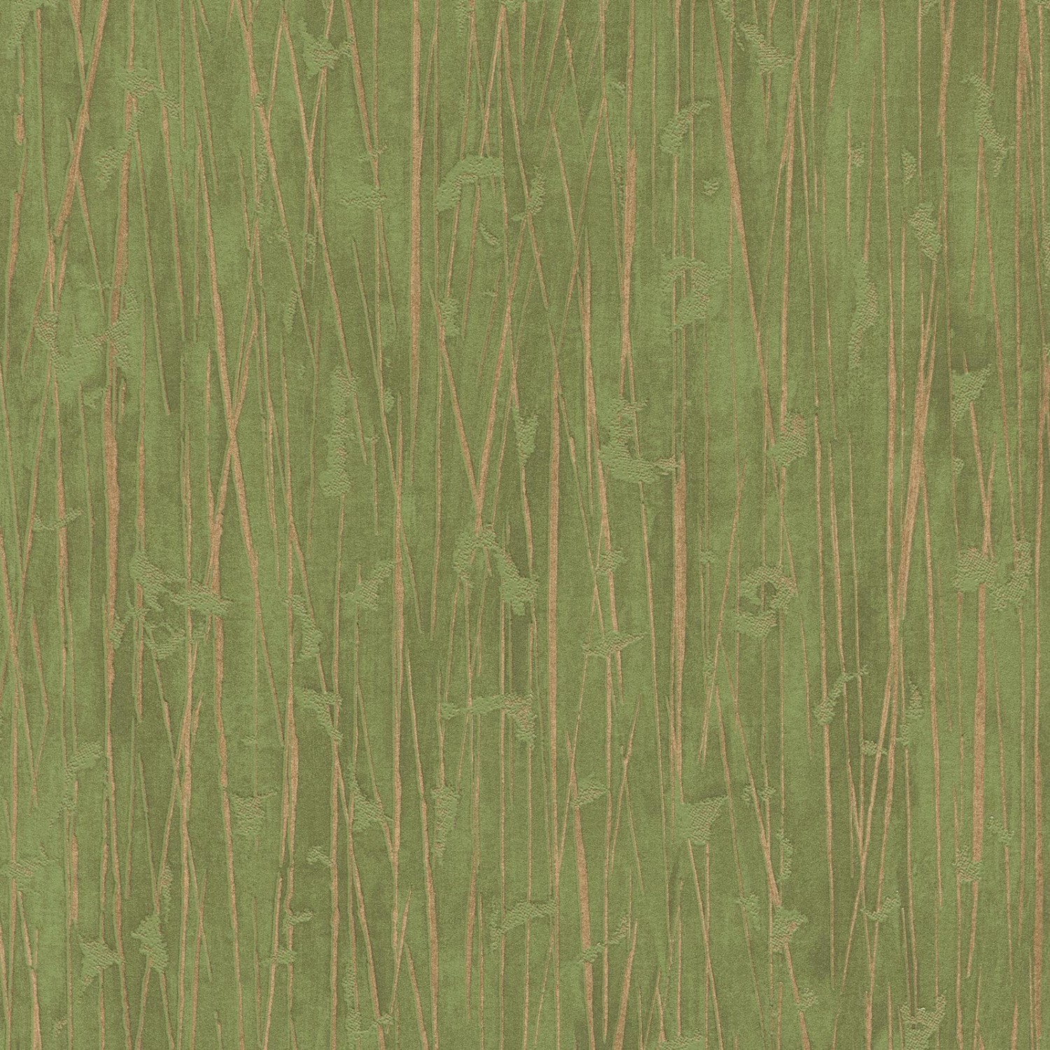 Bricoflor Grüne Tapete mit Gras Design Muster Vliestapete in Olivgrün Gold für Wohnzimmer und Schlafzimmer Vlies Wandtapete Asiatisch mit Vinyl von Bricoflor