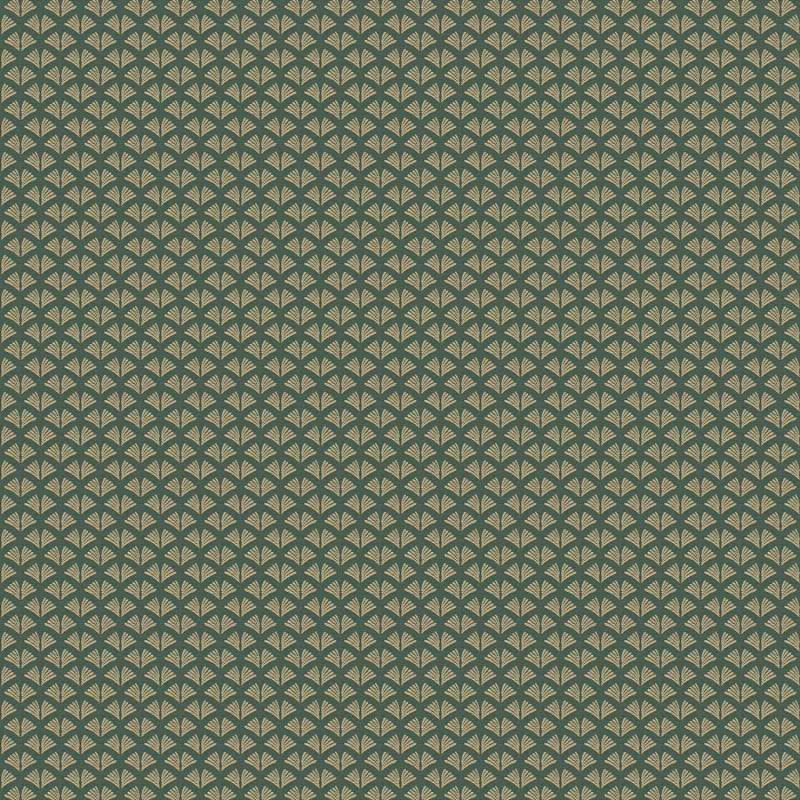 Bricoflor Grüne Vliestapete im Art Deco Stil Elegante 20er Jahre Tapete mit Ornament Vinyl Tapete in Dunkelgrün mit Gold für Esszimmer und Wohnzimmer von Bricoflor