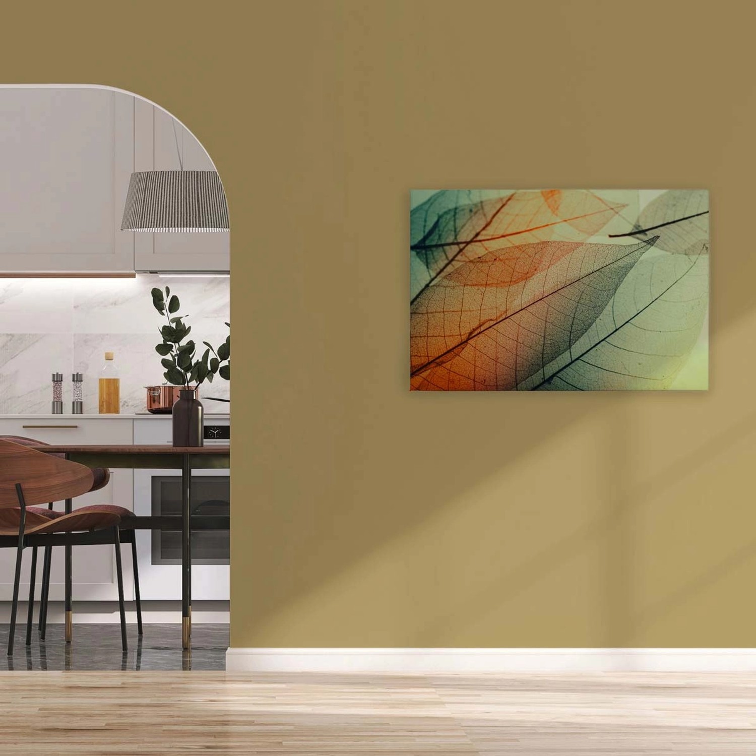 Bricoflor Herbst Wandbild Mit Grünen Blättern Wohnzimmer Und Flur Leinwand Bild In Grün Und Orange Canvas Bild Auf Keilrahmen Mit Blattadern Bricoflor Herbst Wandbild Mit Grünen Blättern Wohnzimmer Und Flur Leinwand Bild In Grün Und Orange Canvas Bild Auf Keilrahmen Mit Blattadern von Bricoflor