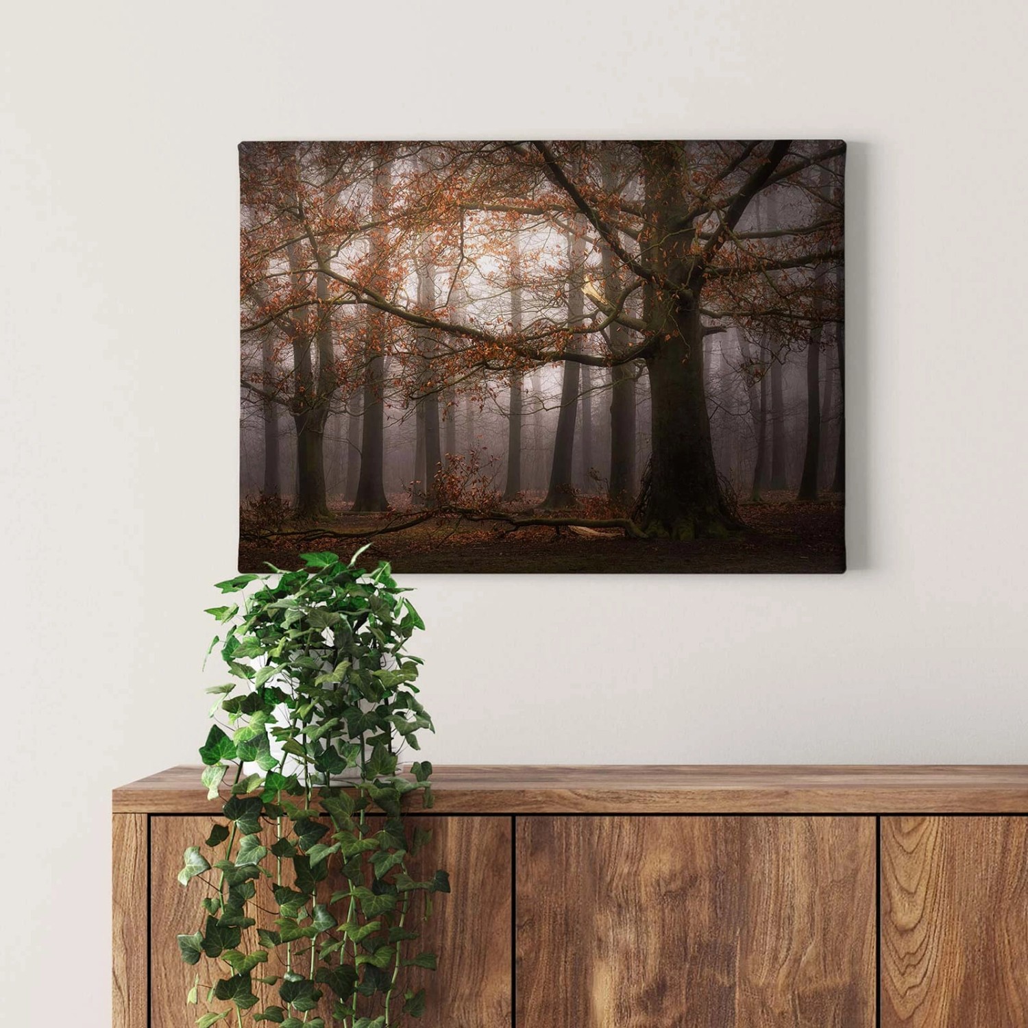 Bricoflor Herbstwald Bild In Braun Und Schwarz Landschaft Leinwand Bild Mit Wald In Nebel Leinwand Bild Mit Herbstlaub Ideal Für Schlafzimmer Und Flur Bricoflor Herbstwald Bild In Braun Und Schwarz Landschaft Leinwand Bild Mit Wald In Nebel Leinwand Bild Mit Herbstlaub Ideal Für Schlafzimmer Und Flur von Bricoflor